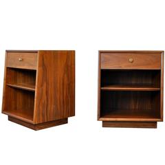 Pair of Kipp Stewart and Stewart MacDougall for Drexel Walnut Nightstands