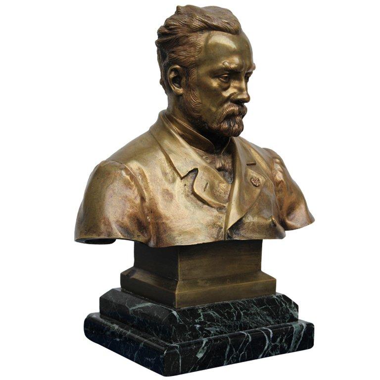 Louis Pasteur Bronze By H. Daillion 