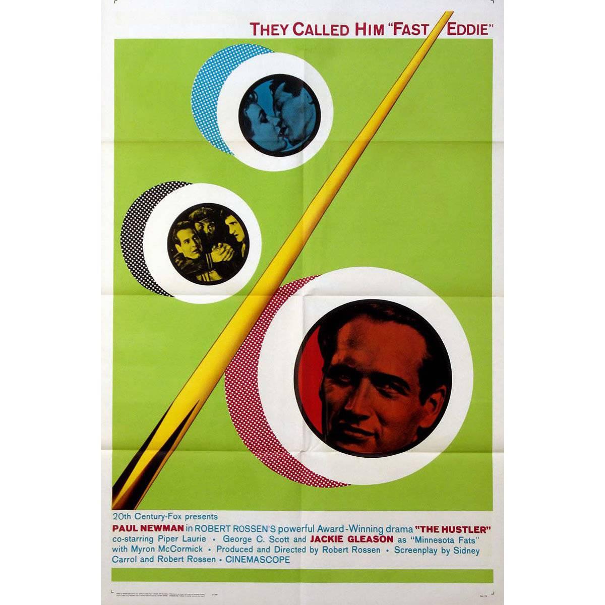 "The Hustler" Film Poster, 1964 For Sale