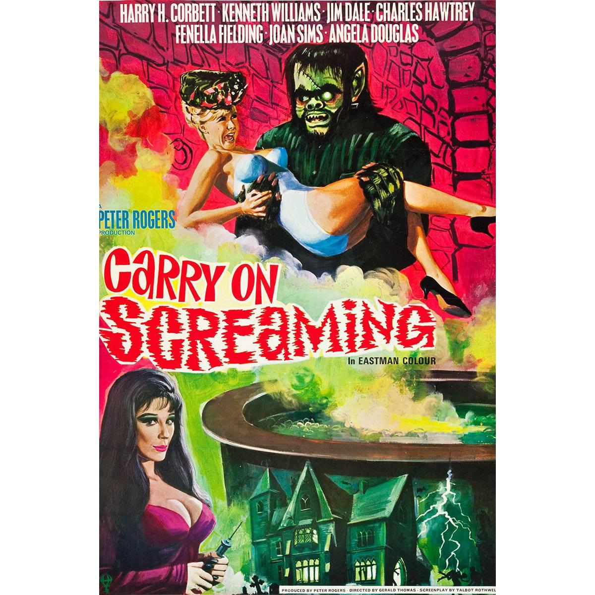 "Carry On Screaming" Film Poster, 1966 For Sale