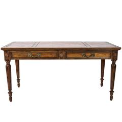 Leather Top Desk by Baker
