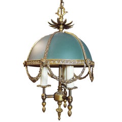 Wonderful French Louis XV Style Bouillotte Chandelier