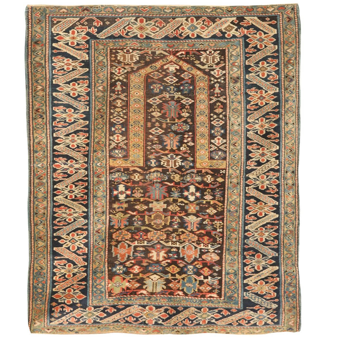 Antique Mid-19th Century Caucasian Chi Chi Rug For Sale at 1stDibs