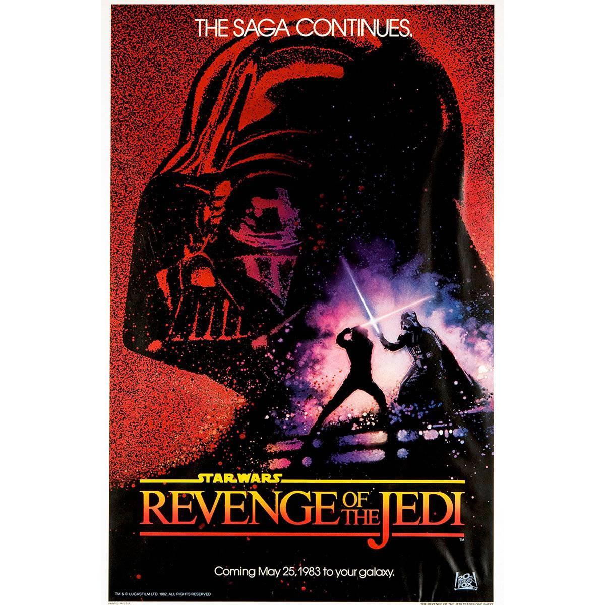"Revenge Of The Jedi" Film Poster, 1983 For Sale