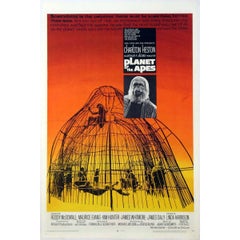 Vintage "Planet of the Apes" Film Poster, 1968