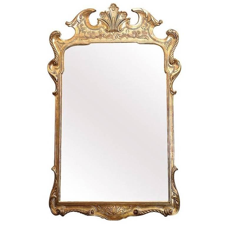 George I Gilt-Gesso Mirror For Sale