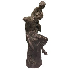 Satyr Sculpture by Aurelio Mistruzzi, Italy, 1930