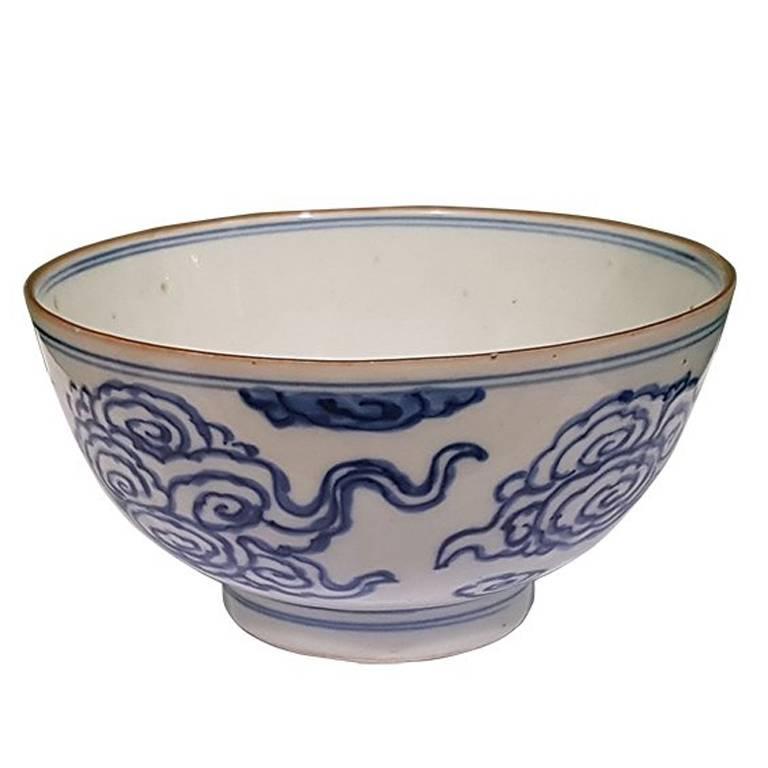 Chinese Blue and White Bowl, 16th-17th Century