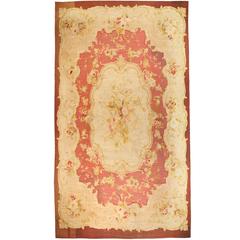 Antique Oversize 19th Century, French Aubusson Carpet