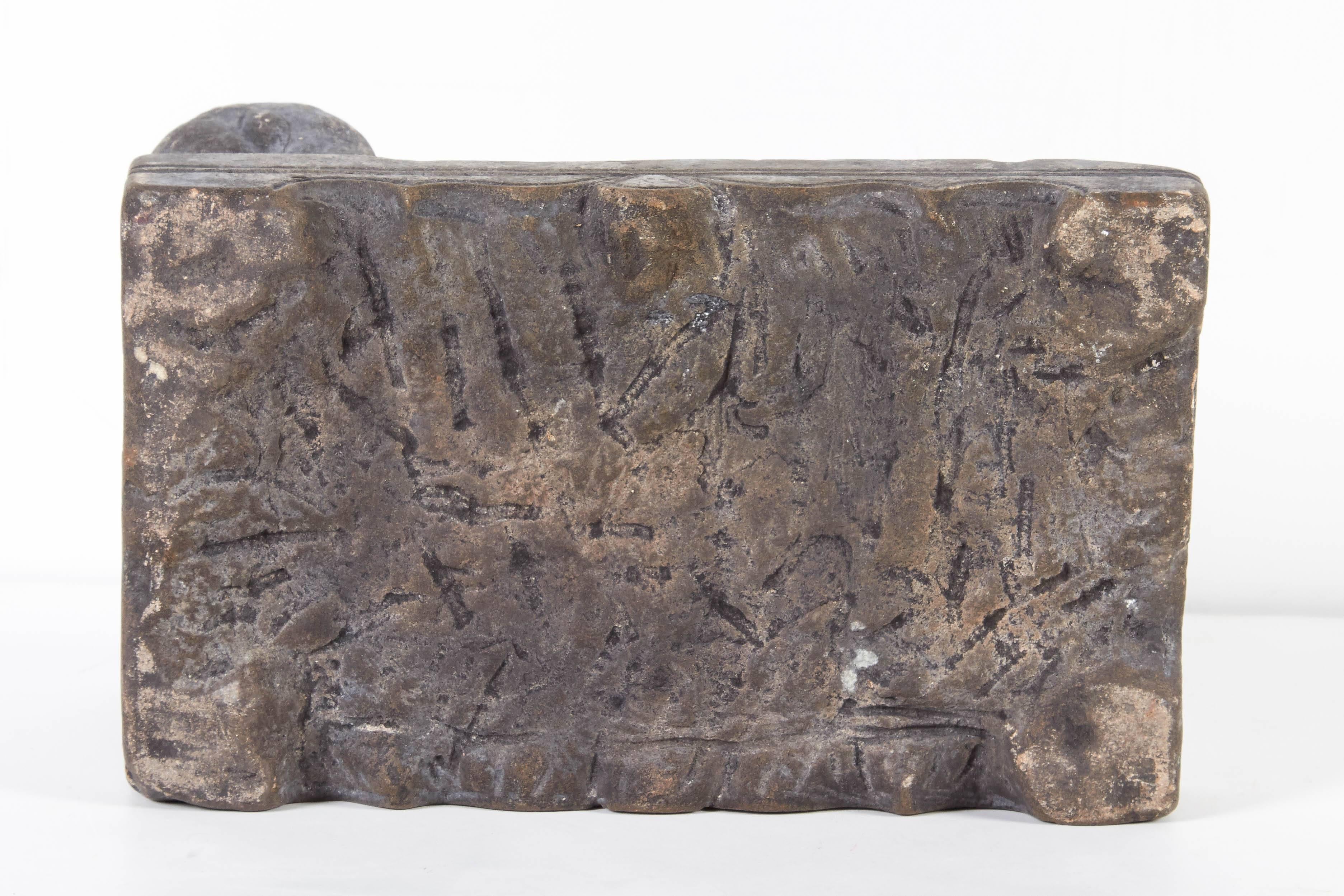 18th Century Unusual 19th Century Chinese Inkstone For Sale