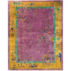 Stunning Art Deco Chinese Carpet 11