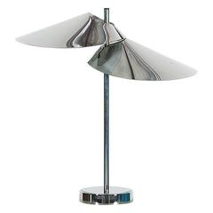 Curtis Jere Double-Sided "Visor" Table Lamp
