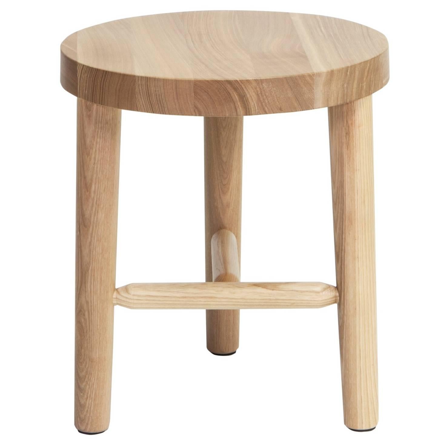 Solid White Ash Milking Stool LAXseries by MASHstudios For Sale