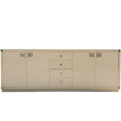 Maison Jansen Beige Lacquer Credenza