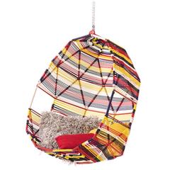 Moroso Tropicalia Cocoon Swing in Multi-Colored Polymer for Outdoor Use 12