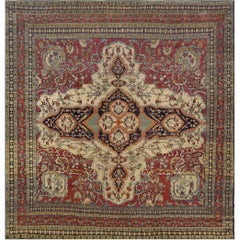 Late 19th Century Isfahan Rug from Central Persia