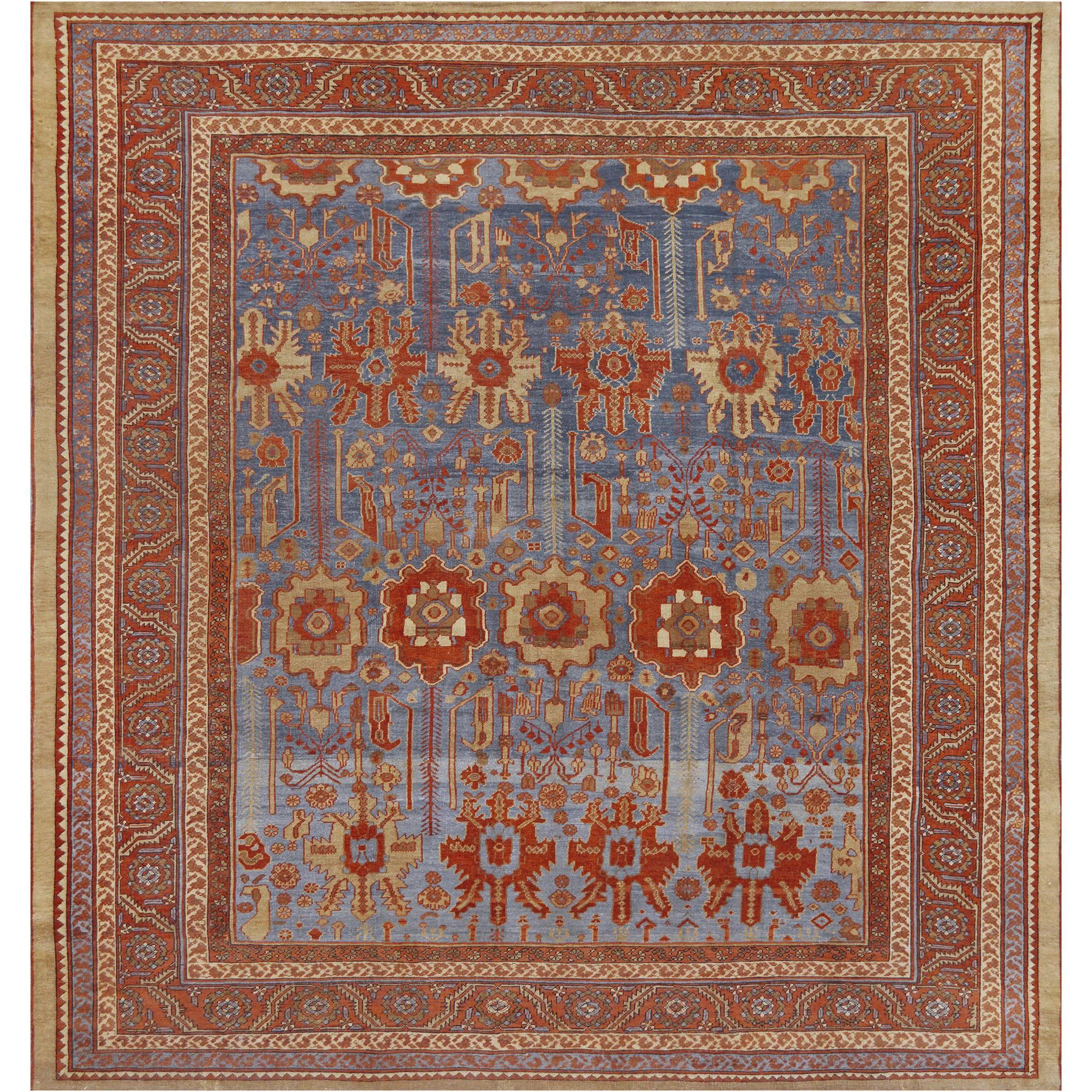 Hand-Woven Late 19th Century Wool Bakhshaish Rug from North West Persia For Sale