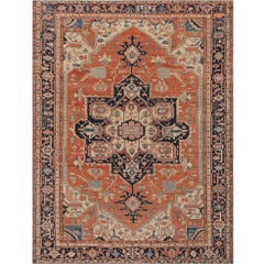 Antique Late 19th Century Serapi Rug from North West Persia