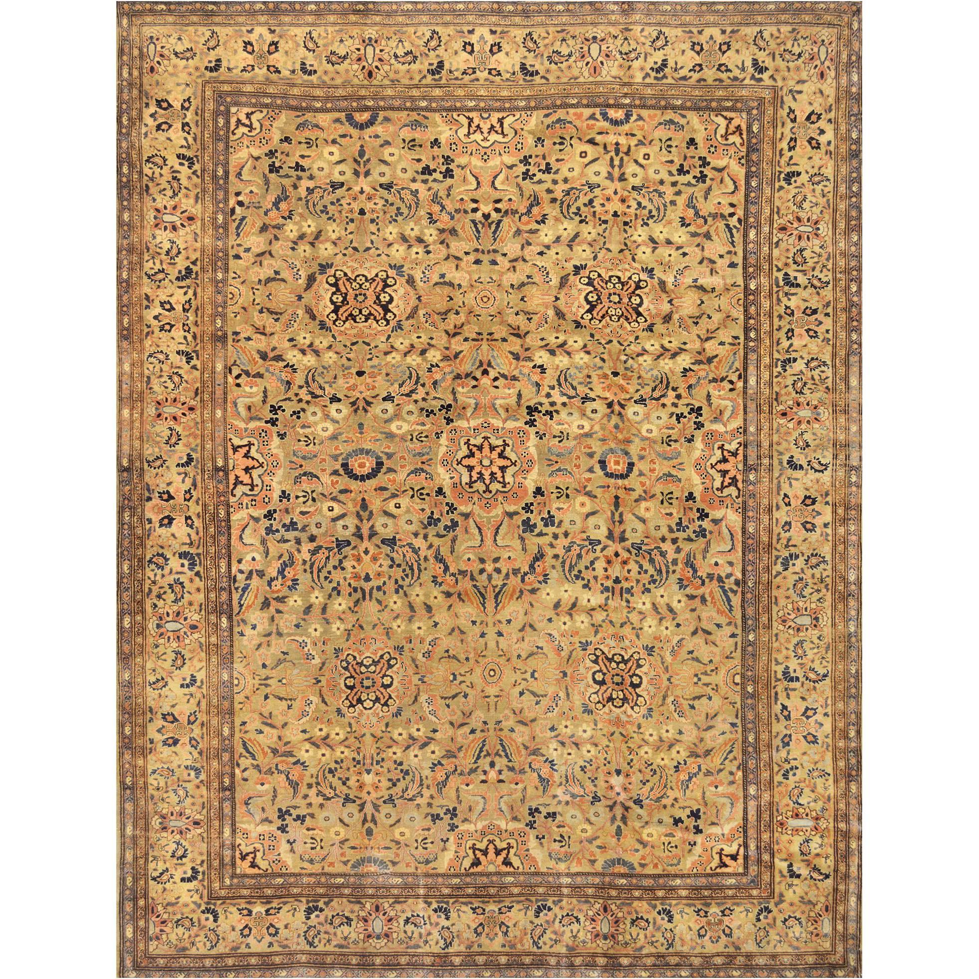 Late 19th Century Fereghan Rug from West Persia