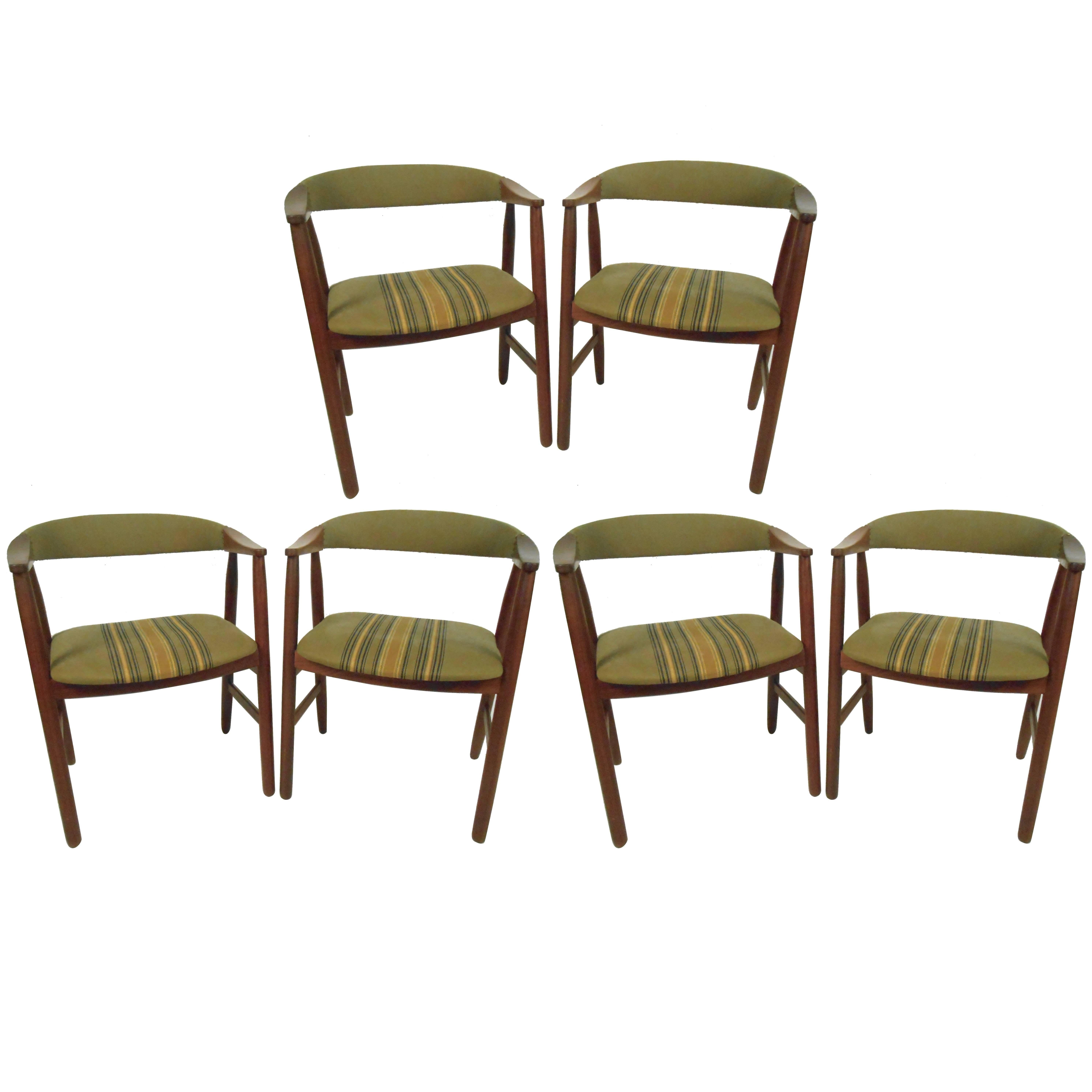 Set of Six Dining Chairs in the Style of Kai Kristiansen