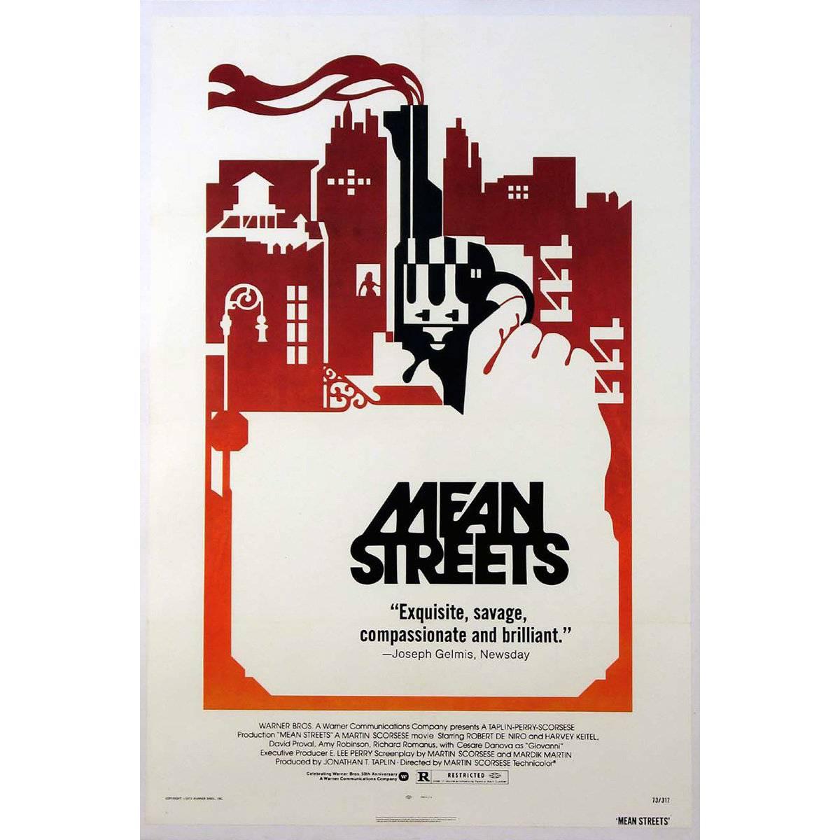 "Mean Streets" Film Poster, 1973 For Sale