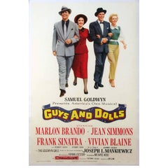 guys and dolls poster Vintage "Guys and Dolls" Film Poster, 1955