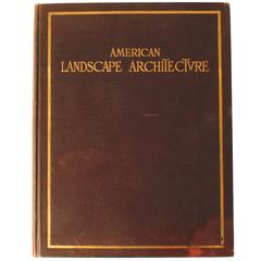 Antique American Landscape Architecture First Edition