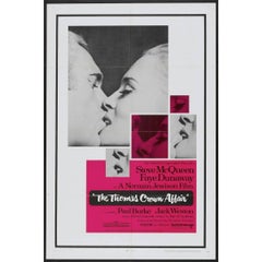 Vintage "The Thomas Crown Affair" Film poster, 1968