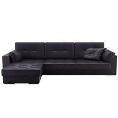 Modern Leather Sofa Made in Italy
