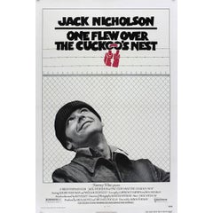 "One Flew Over The Cuckoo's Nest" Film Poster, 1975