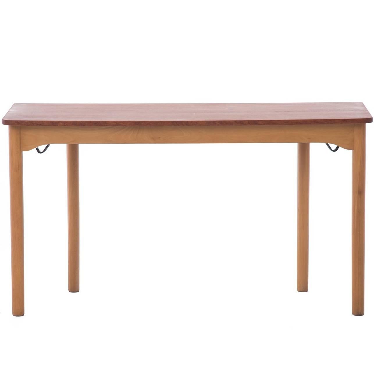 Danish Modern School Desk Console Table by Arne Jacobsen