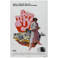 Vintage "Super Fly" Film Poster, 1972