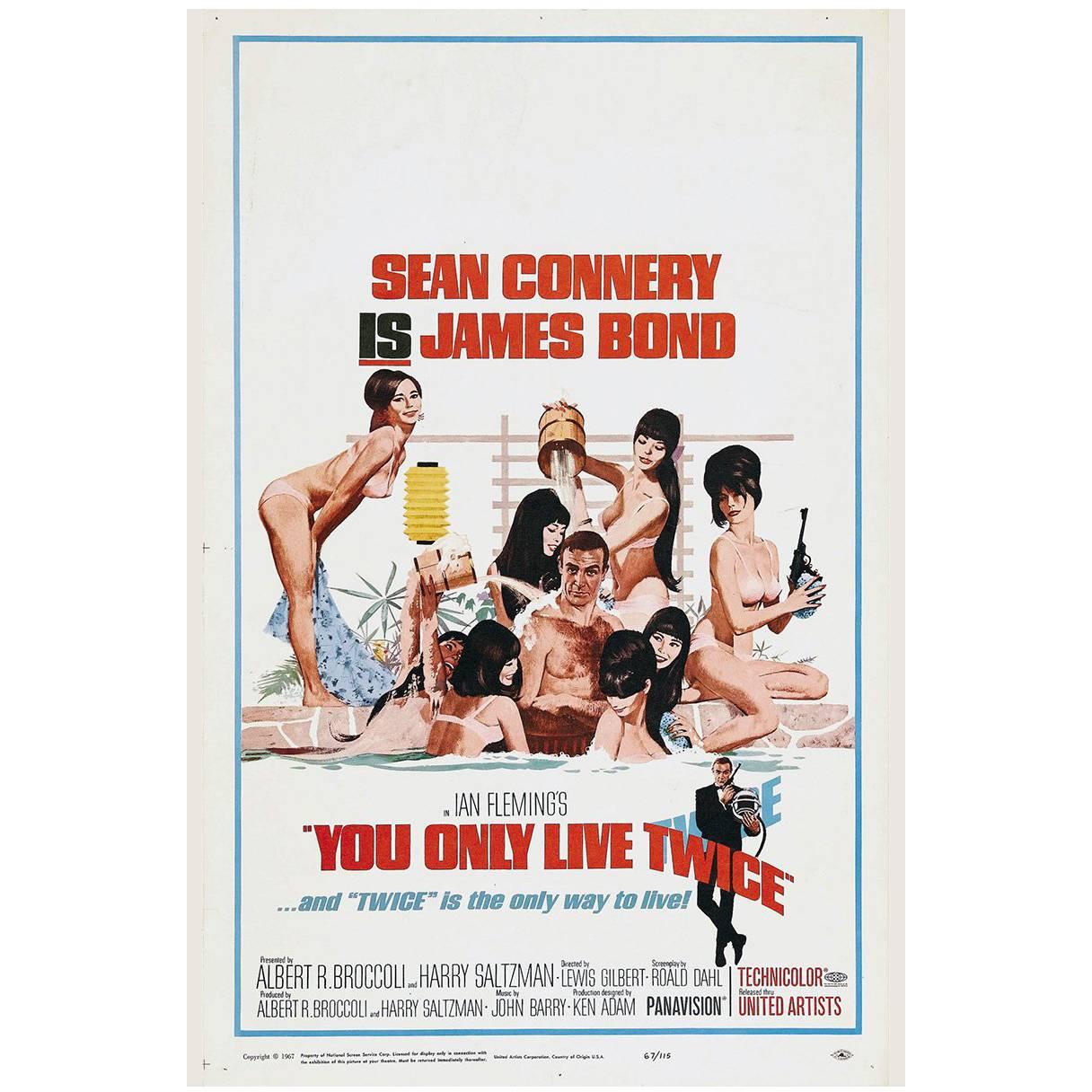 "You Only Live Twice" Film Poster, 1967 For Sale