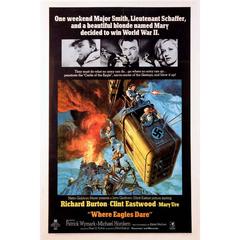 "Where Eagles Dare" Film Poster, 1968