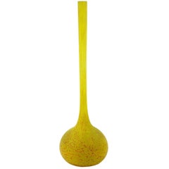 Art Deco Large Yellow Delatte Berluze Vase