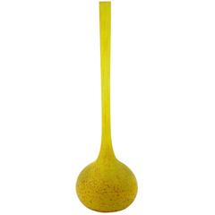 Art Deco Large Yellow Delatte Berluze Vase