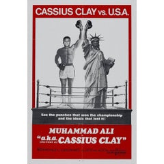 Antique "Muhammad Ali a.k.a. Cassius Clay" Film, Poster, 1970