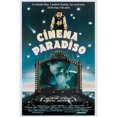 Vintage "Cinema Paradiso" Film Poster, 1988