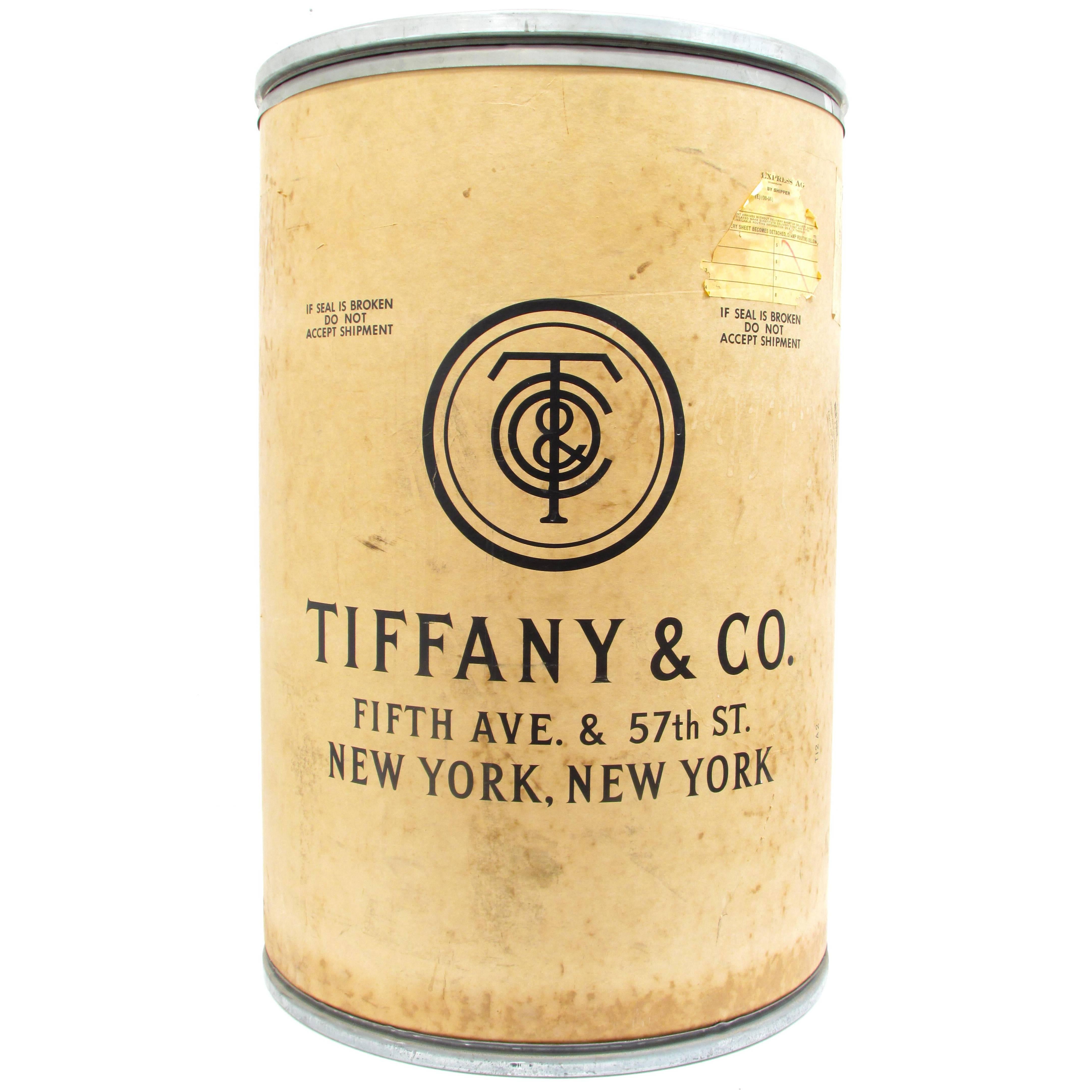 Tiffany & Company Shipping Barrel For Sale