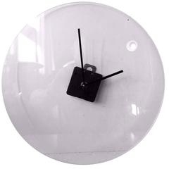 Vintage 1980s Junghans Clear Plexiglass Wall Clock