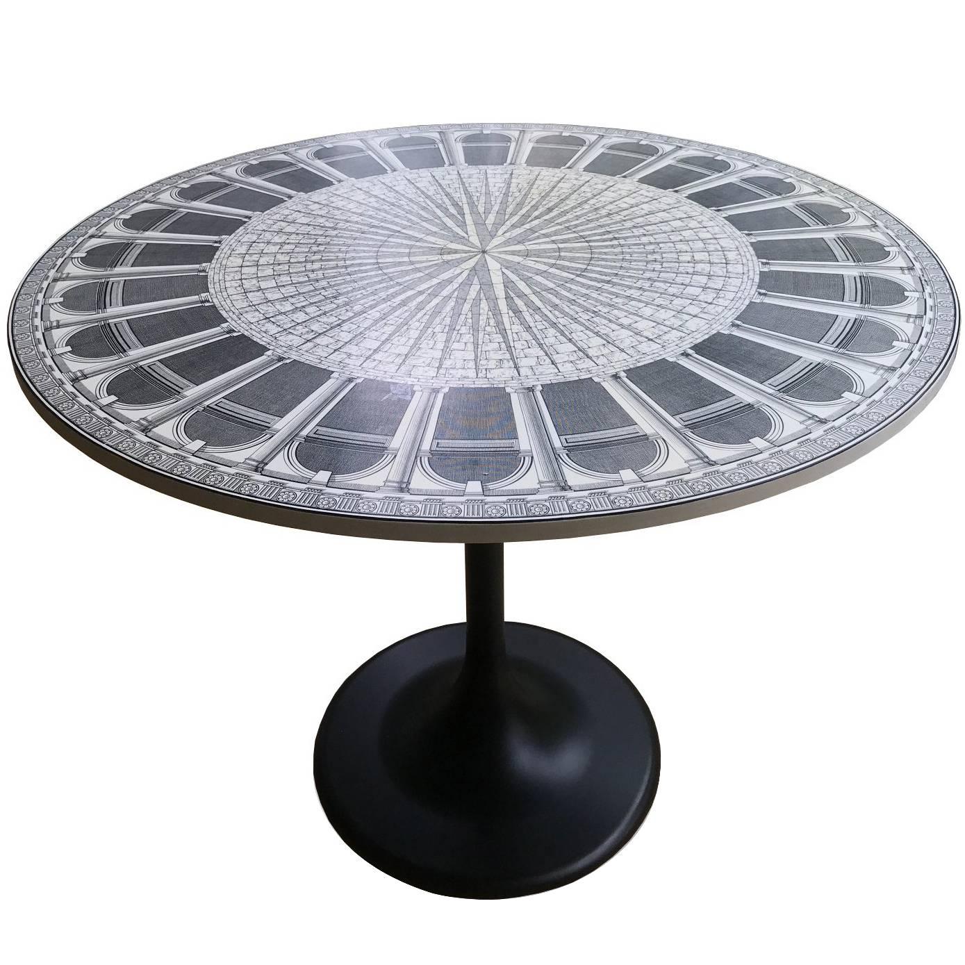 Piero Fornasetti "Architettura" Table, Signed and Limited Edition