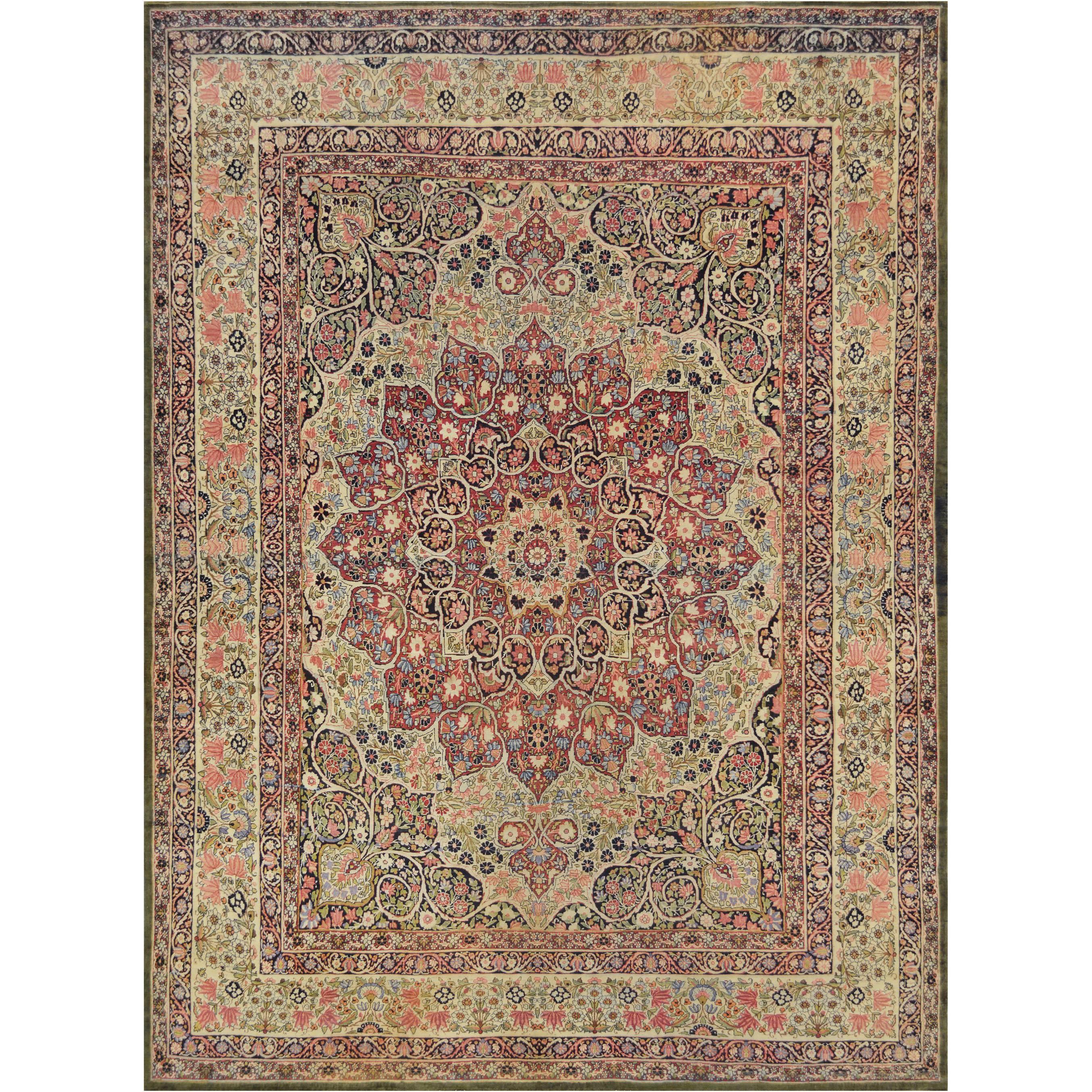 Late 19th Century Kerman Rug from South East Persia