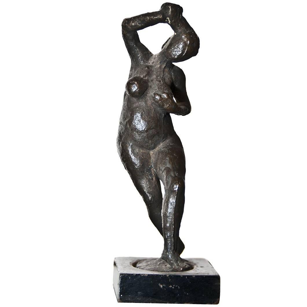 Bronze Sculpture “Step Dance” by Giuseppe Mazzullo, Italy, 1946