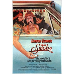 Vintage "Up In Smoke" Film Poster, 1978