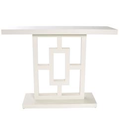 Contemporary Chippendale Style Console