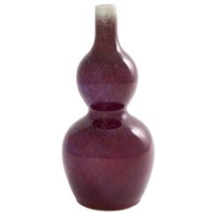 Sang de Boeuf Gourd Shaped Vase
