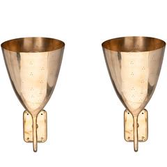 Pair of Rare Wall Lamps by Paavo Tynell