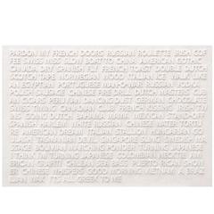 Peter Buchman "Pardon My French", Enamel on Wood, 2016 3