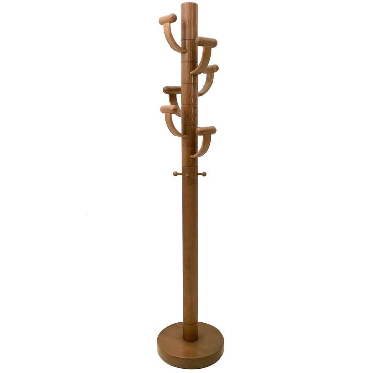 Beautiful Revolving Coat Rack, Italy, 1980s at 1stDibs