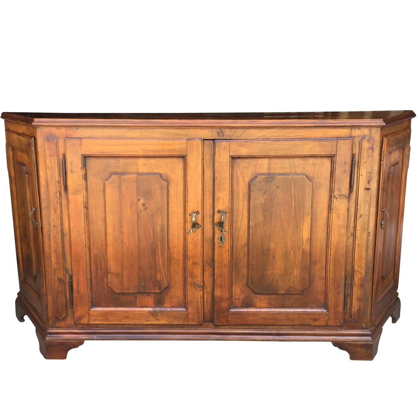 Italian Walnut Credenza, circa 1800